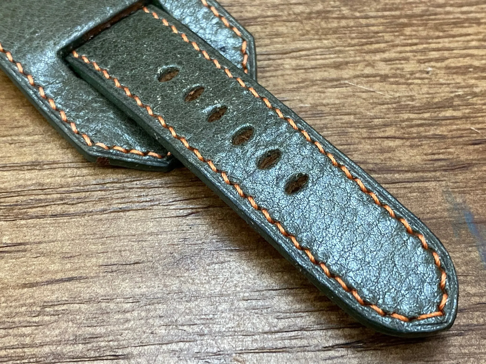 Genuine Leather Apple Watch Band, Greyish Green iWatch Band for Series 6 44mm, Trendy Apple Watch straps, Smart Watch Band, Gift Ideas for him