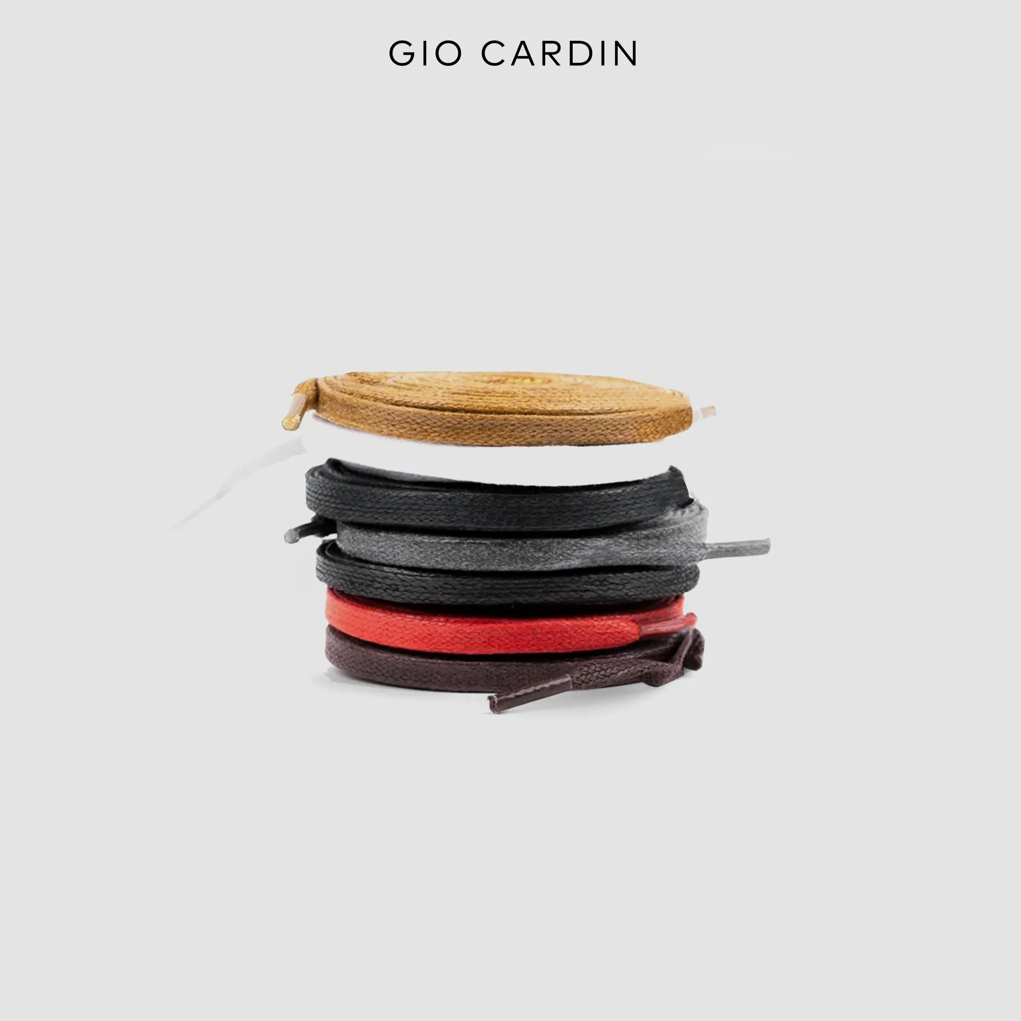 GIO CARDIN PREMIUM NYLON WAXED SHOELACE 130 CM