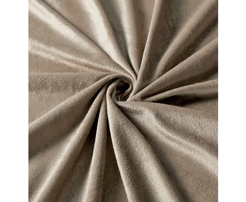 GIOIA CASA Corduroy Velvet Queen Bed Quilt Cover Set - MINK