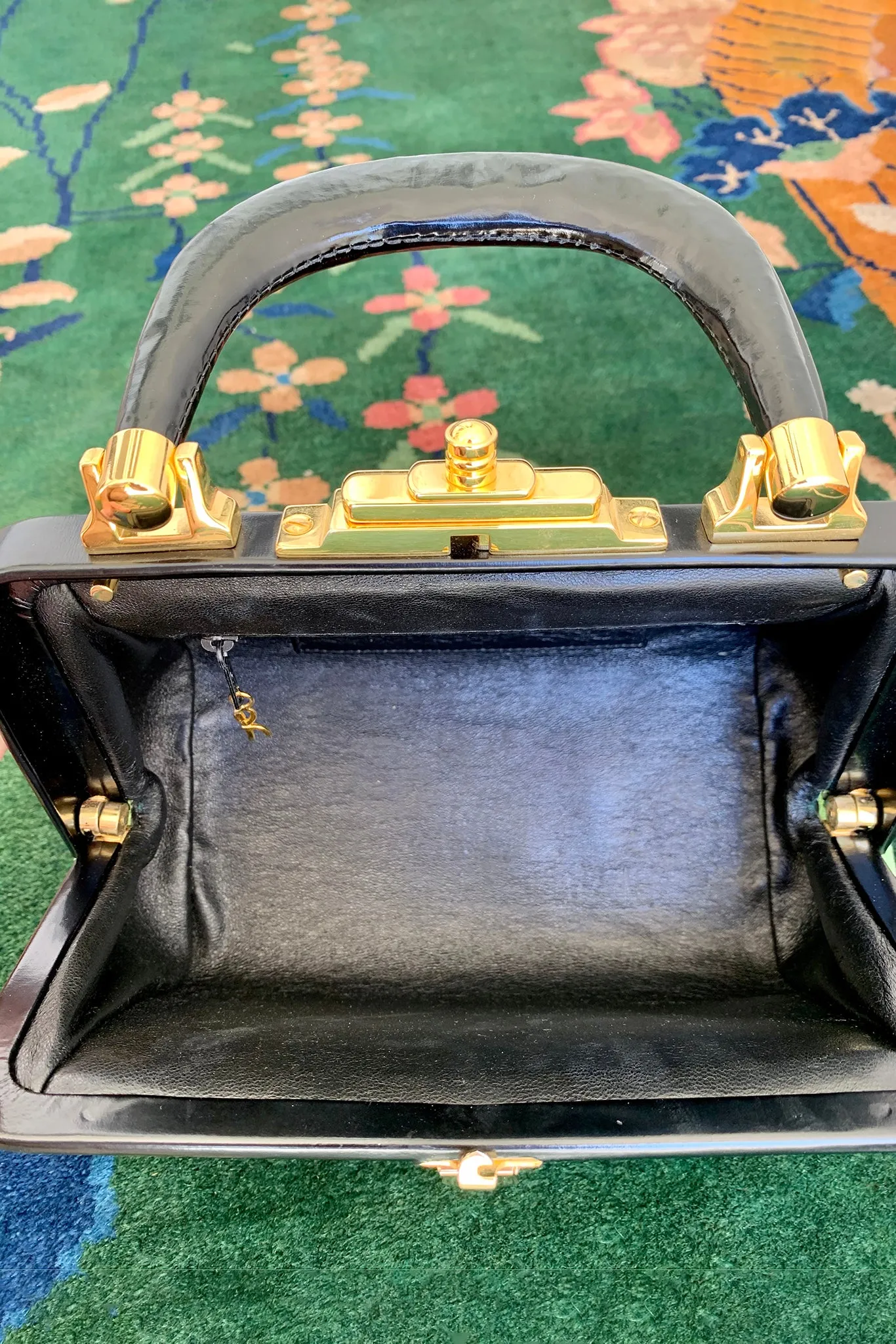 Green Velvet Mini Bagonghi Bag