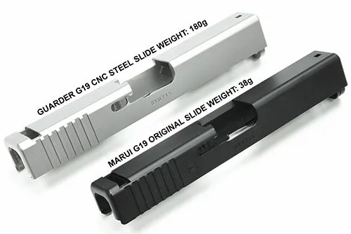 Guarder Stainless CNC Slide for MARUI G19 Gen3 (Metallic Silver)