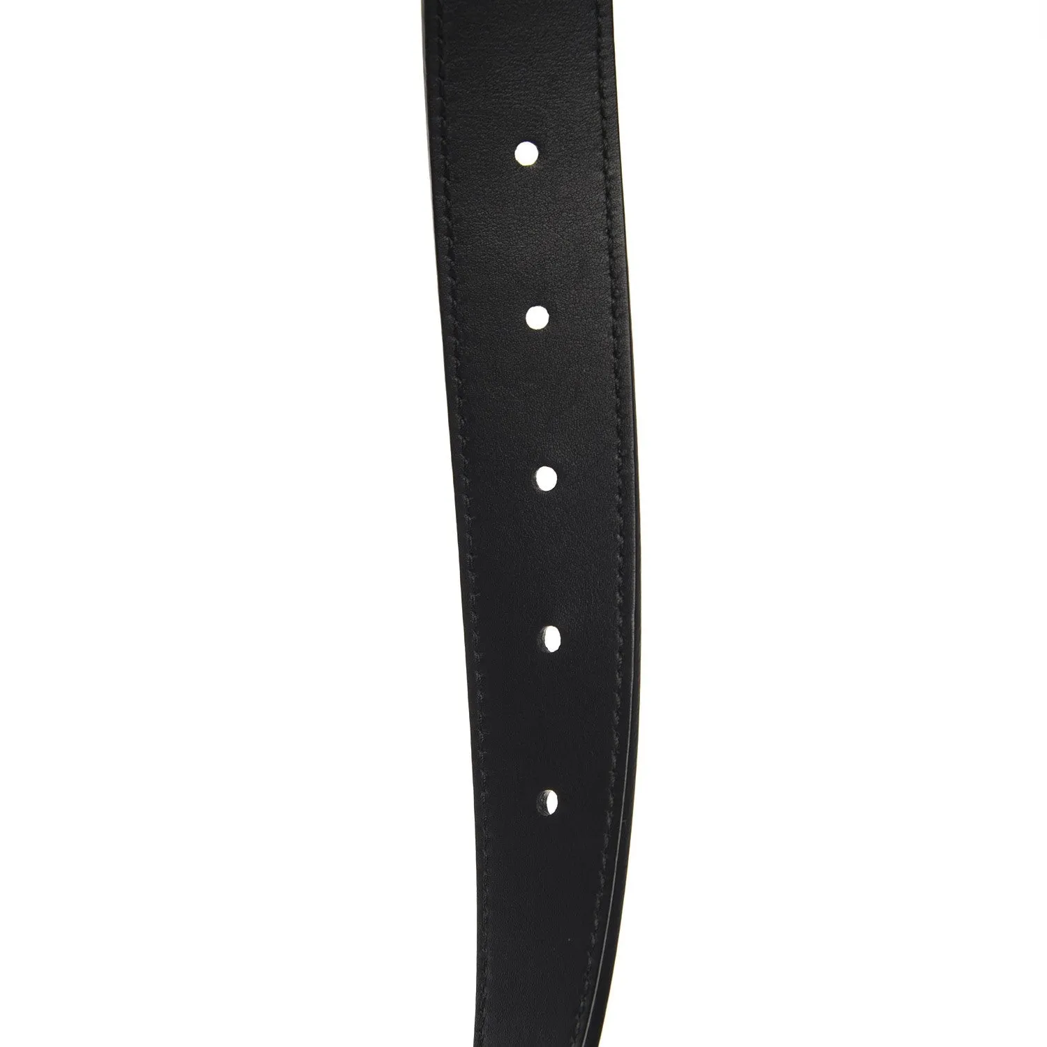 Gucci Black Belt with GG Buckle