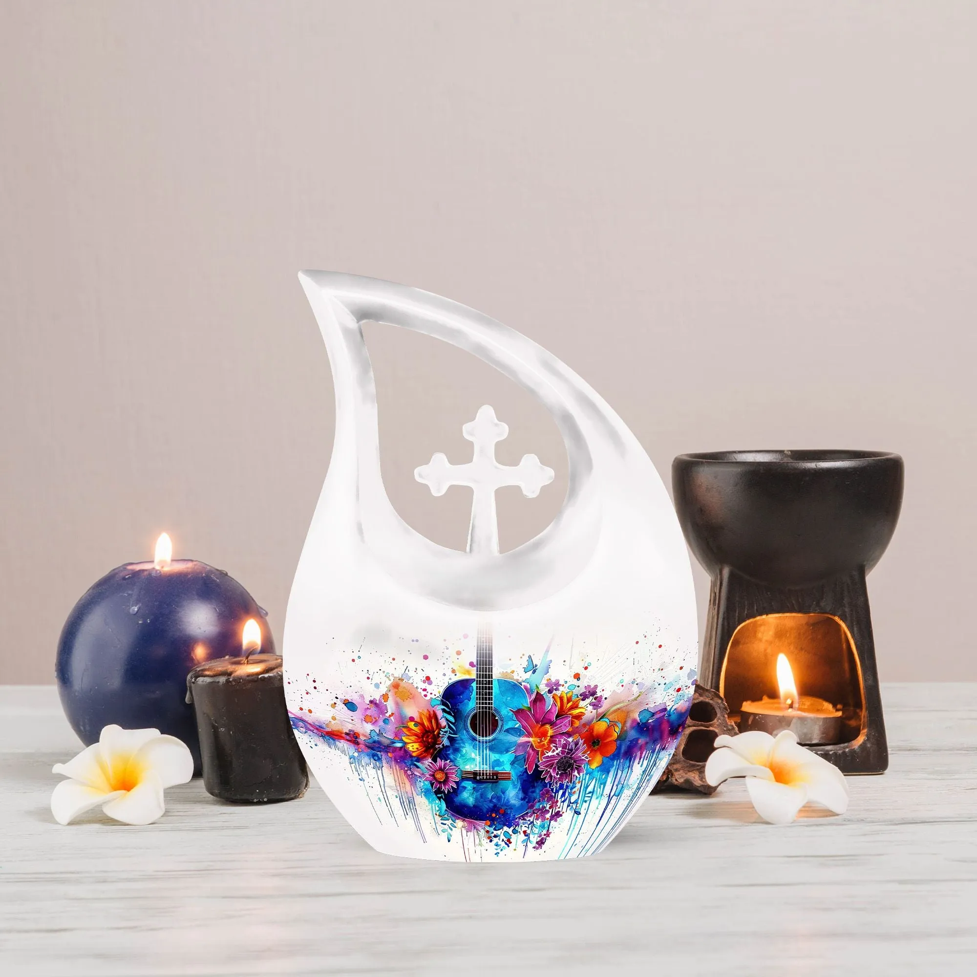 Guitar Urn Tribute: Cherished Memorial for Undying Melodies