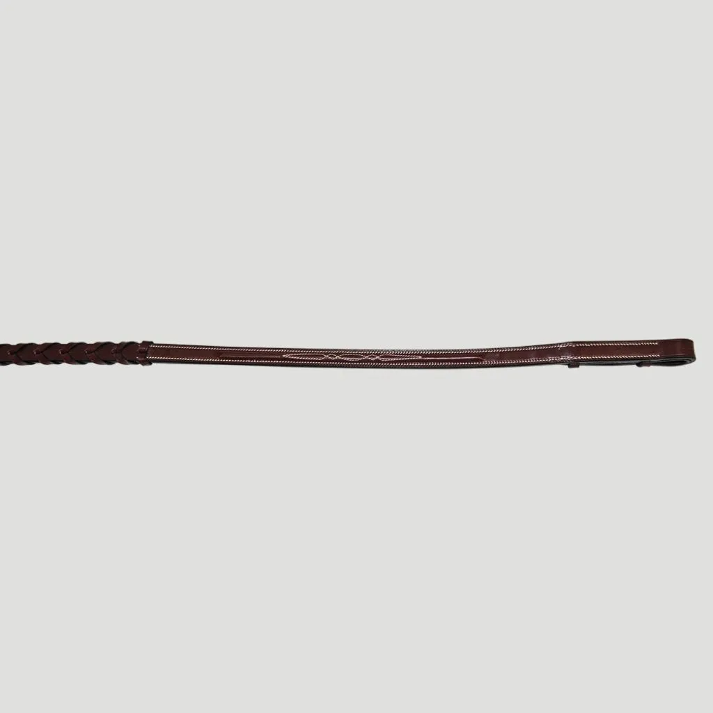 Hadfield's Raised Double Diamond Stitched Laced Reins