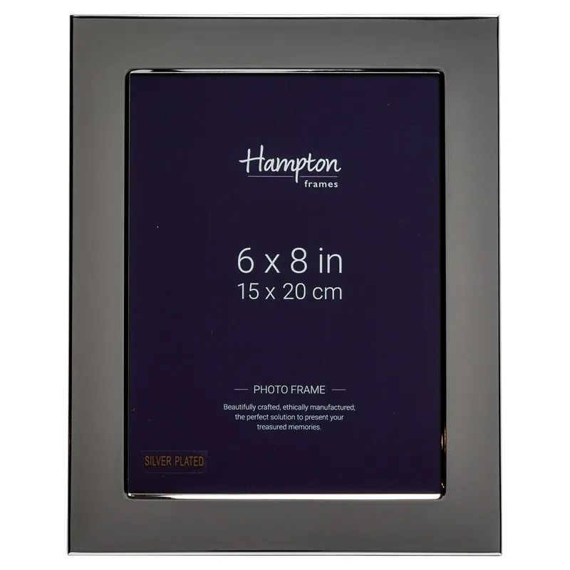 Hampton Frame 6x8 Woburn Silver Plate
