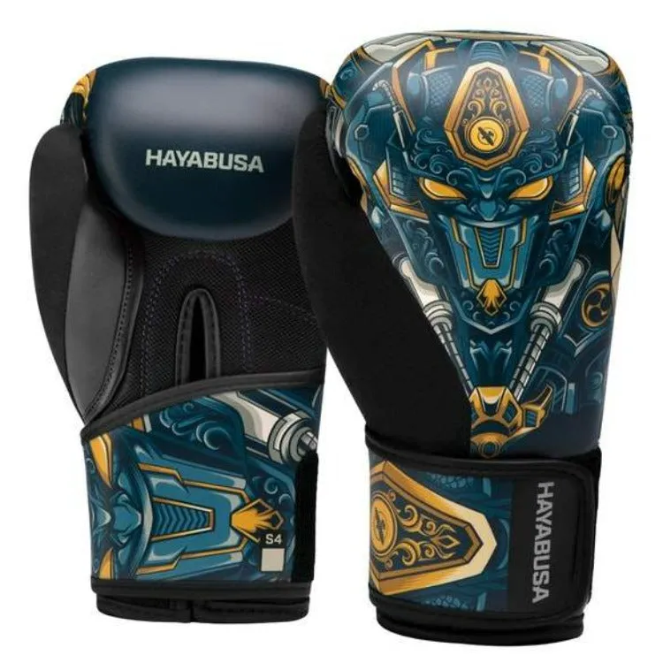 Hayabusa® S4 Youth Graphic Boxing Gloves -  Blue Robot