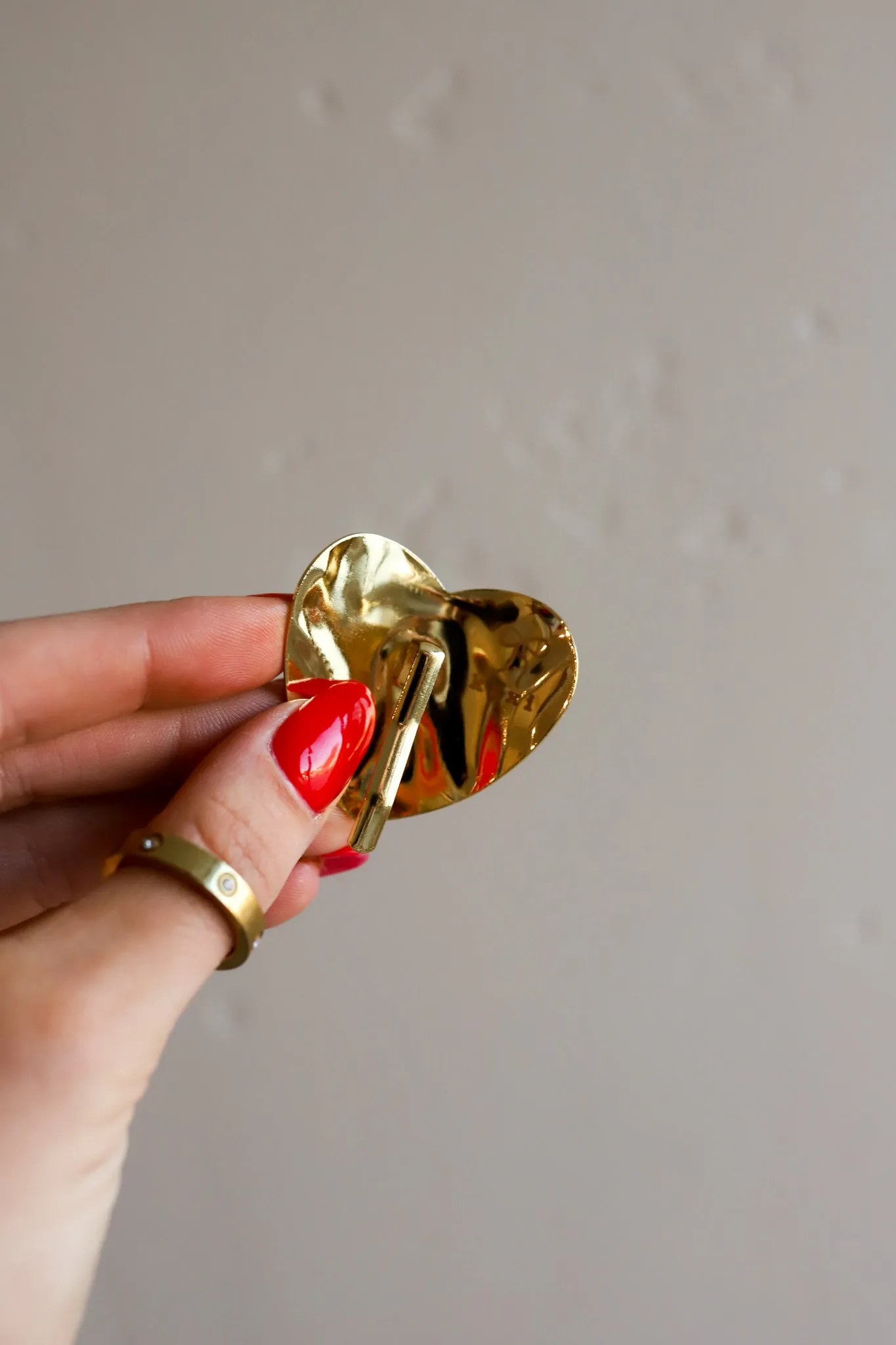 HEART PONYTAIL CUFF ( GOLD   SILVER )