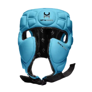 HIT N MOVE AIR ARMOUR PRECISION CHEEK HEADGEAR-BABY BLUE