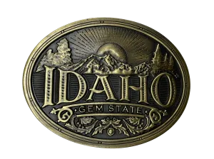 Idaho State Buckle