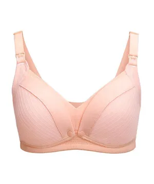iLoveSIA 2-Pack Nursing Bra Front Button/Clip Open Maternity Underwear