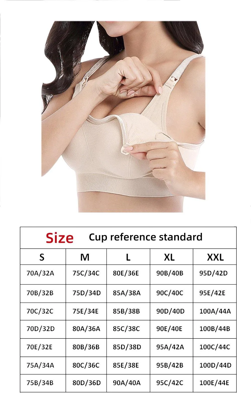 iLoveSIA Front Buckle Non-wire Nursing Bra