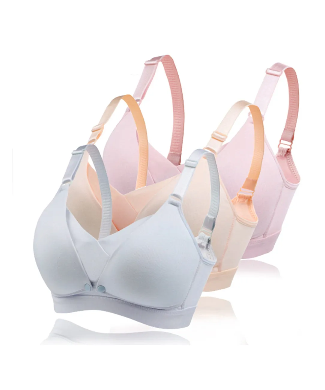 iLoveSIA Front Closure Nursing Bra Breast Feeding Bra Women Bra 3PACK