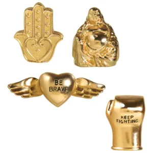 Inspired Living Charm Token Set of 4