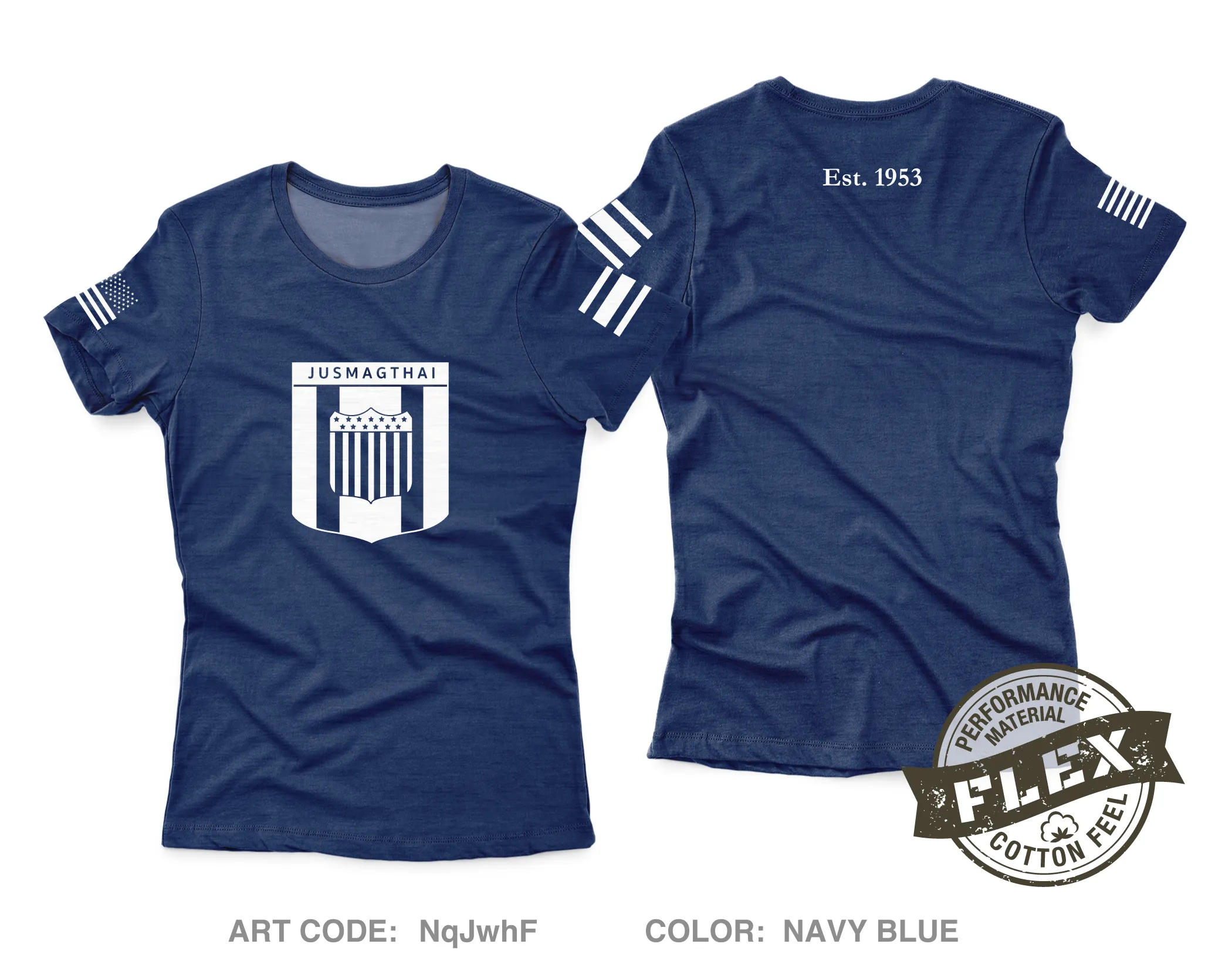 JUSMAGTHAI Women's SS Flex Performance Tee - NqJwhF