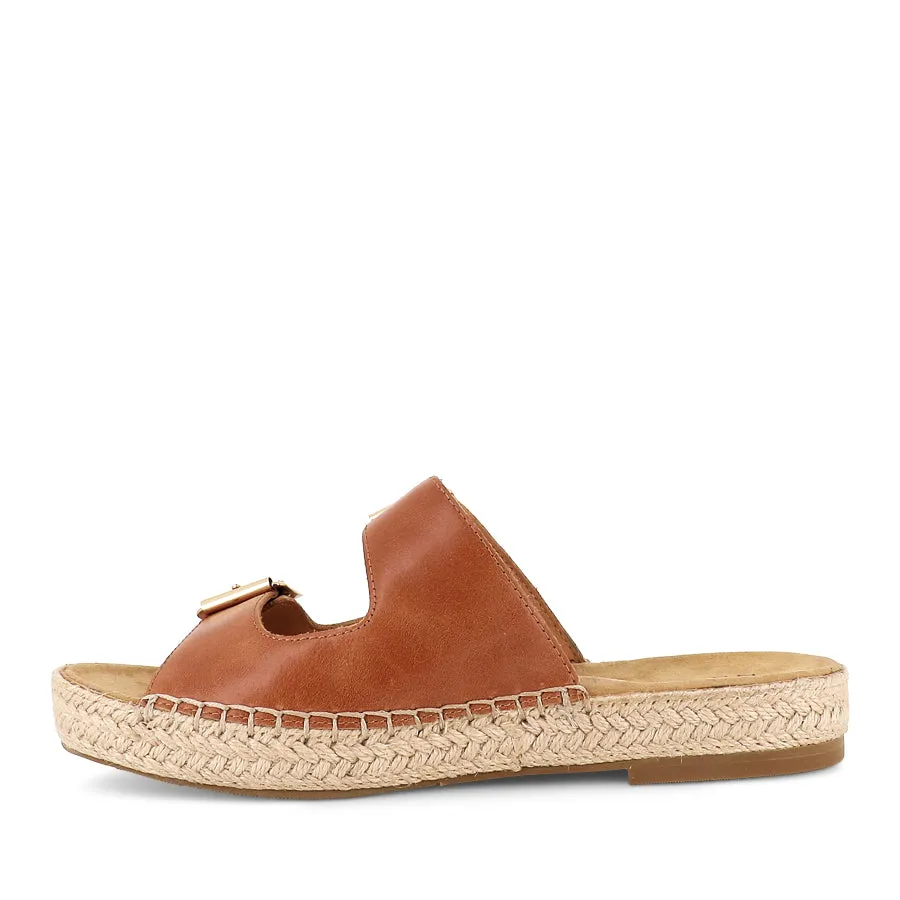 KAPILA W - TAN LEATHER