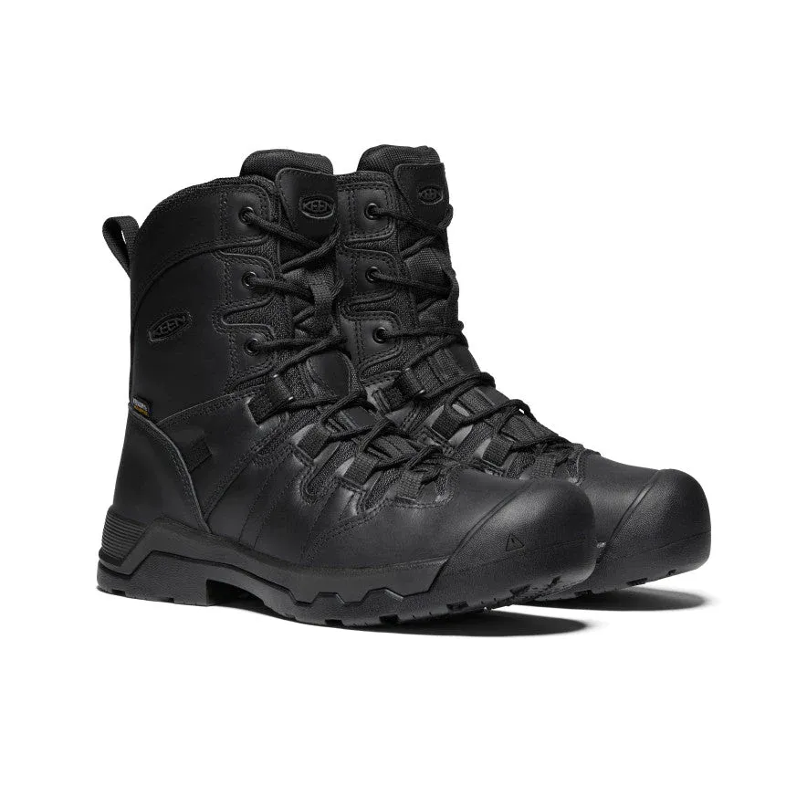 KEEN DETROIT 8" SIDE ZIP WP SOFT TOE