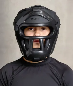 Kids' Black Boxing Safety Headgear