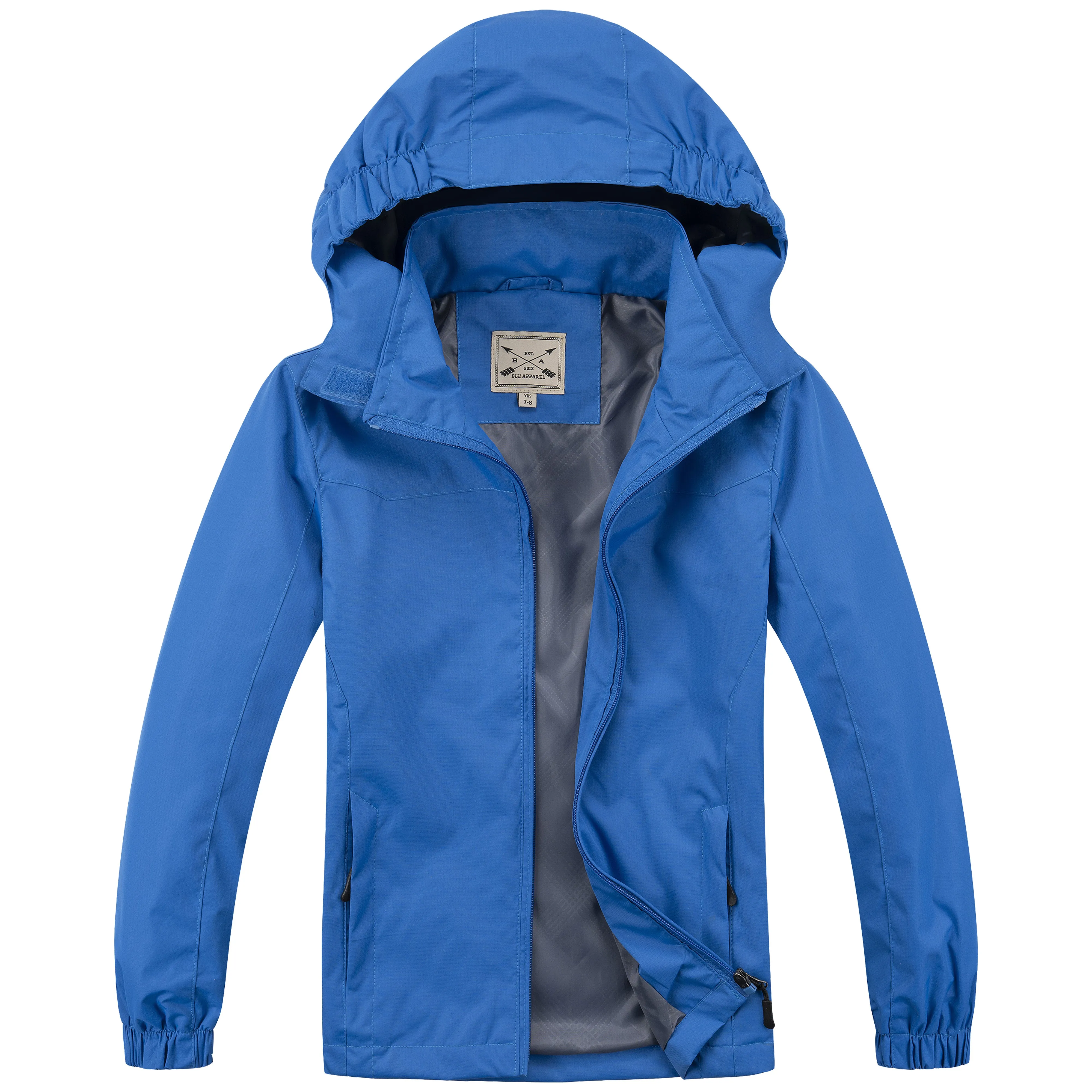 Kids Waterproof Rain Jacket - Navy