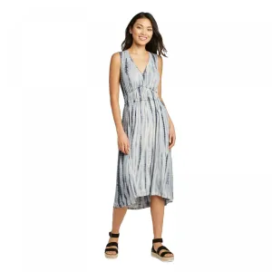 Knox Rose Women's Tie Dye Sleeveless Knit Midi Dress