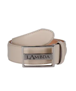 Lambda Valentina Women's Belt- Beige