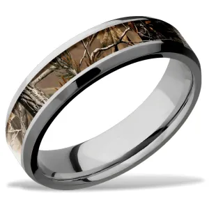 Lashbrook Real Tree AP Camo Titanium Wedding Band