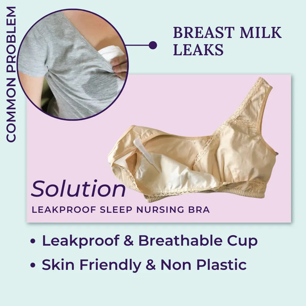 Leakproof Sleep Nursing Bra | Best For Night Feeding