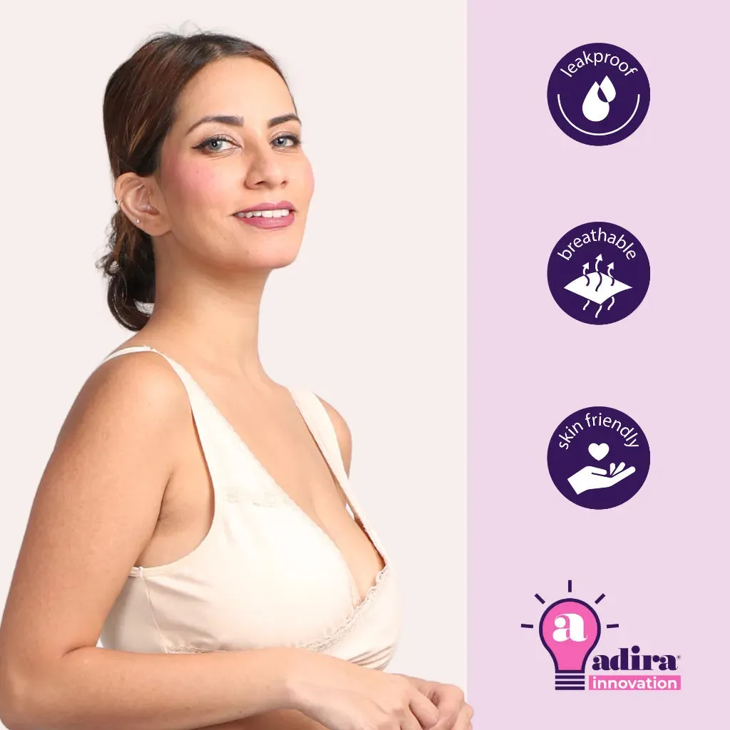 Leakproof Sleep Nursing Bra | Soft & Firm Elastic | 2-Pack