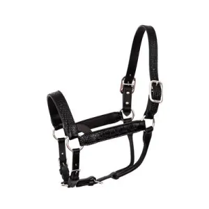 Leather Crock Embossed Halter