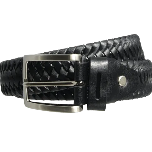 Leather Weave Belt