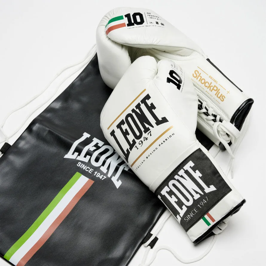 LEONE SHOCK PLUS BOXING GLOVES-WHITE