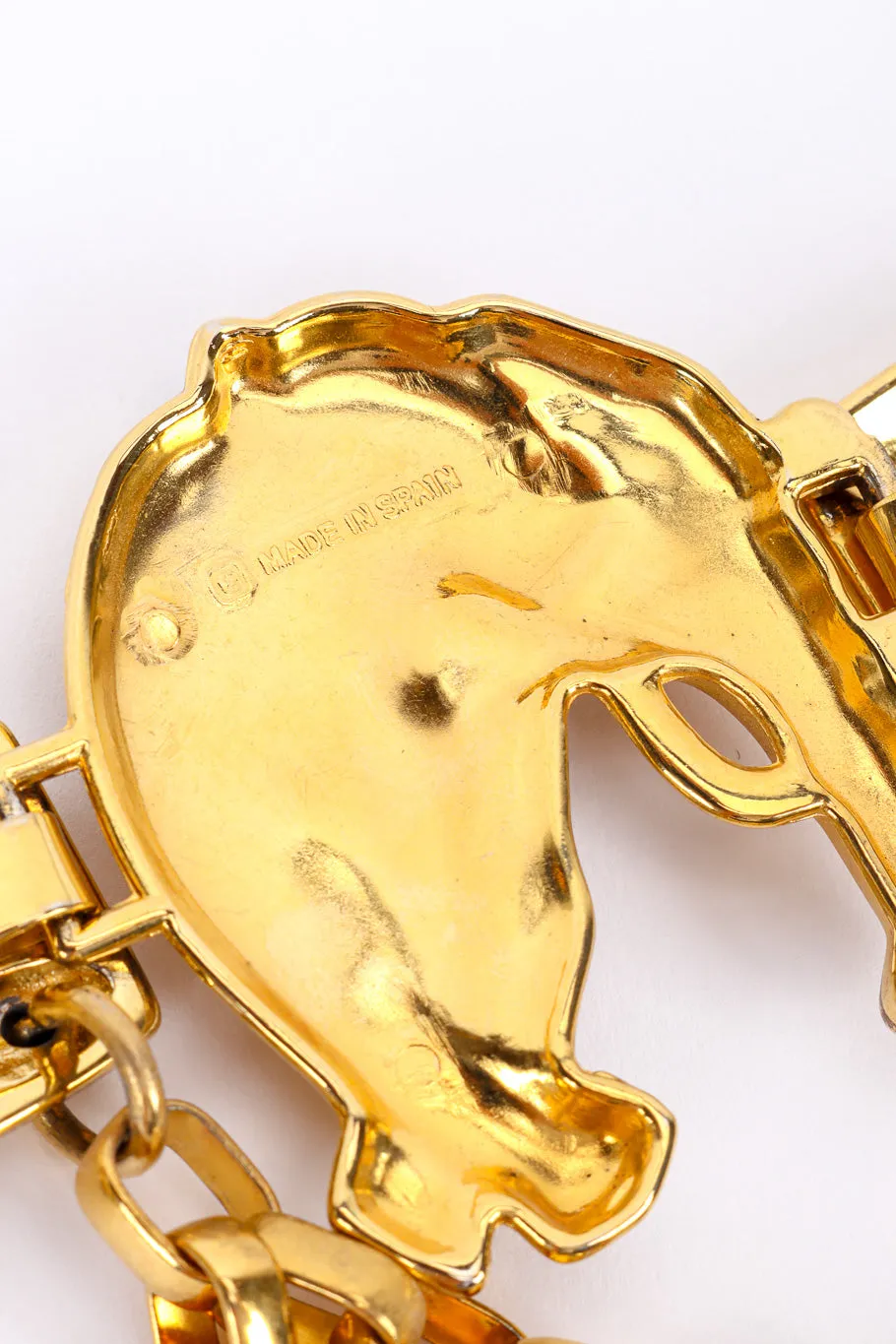 Leopard Buckle Chain Drop Belt
