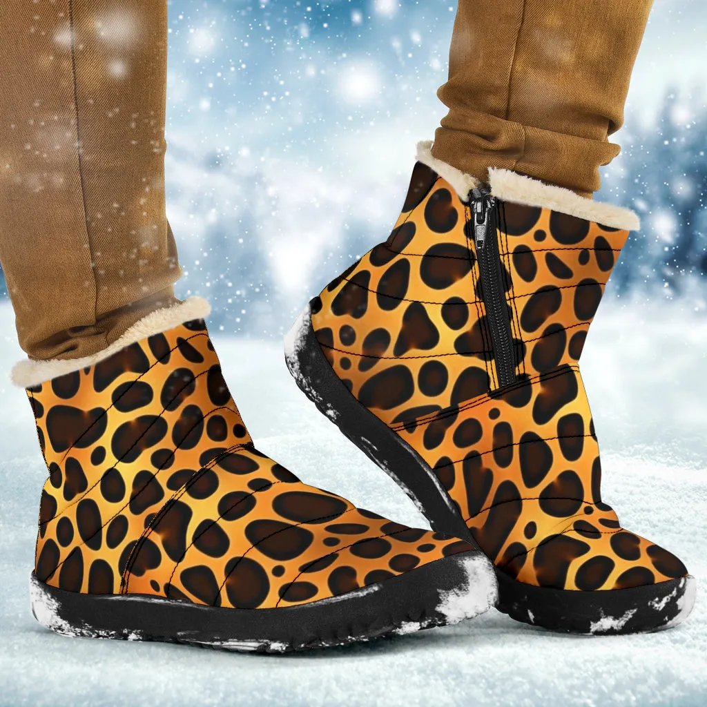 Leopard Cozy Winter Boots