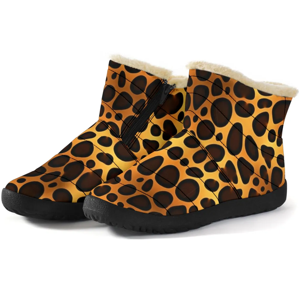 Leopard Cozy Winter Boots