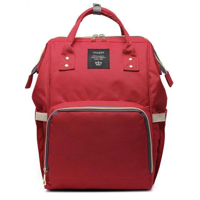 LeQueen Mommy Backpack Diaper Bag