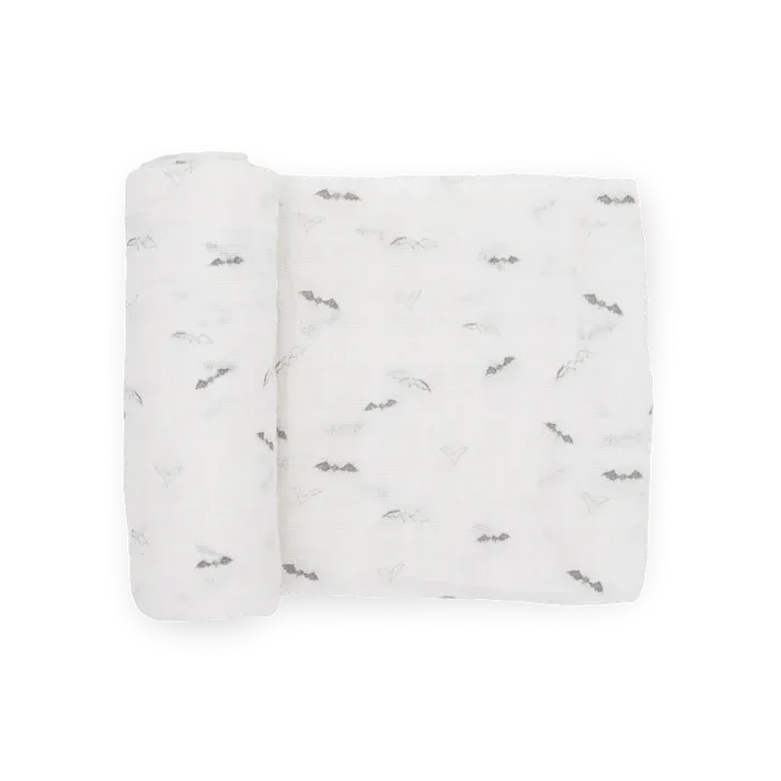 Little Unicorn Cotton Muslin Single Swaddle (Bats)