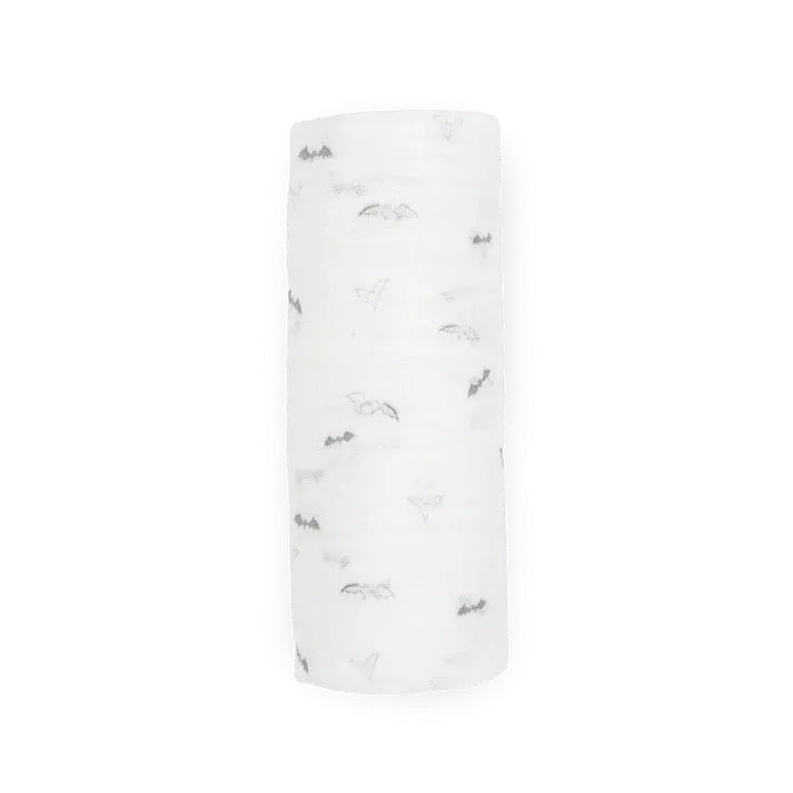 Little Unicorn Cotton Muslin Single Swaddle (Bats)