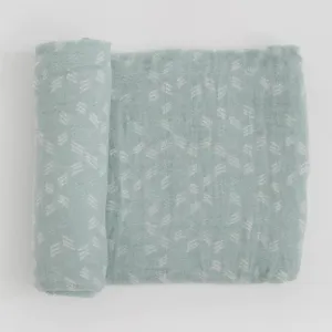 Little Unicorn Cotton Muslin Single Swaddle (Misty Field)