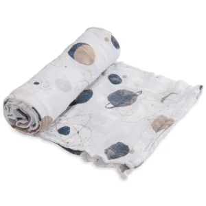 Little Unicorn Cotton Muslin Single Swaddle (Planetary)