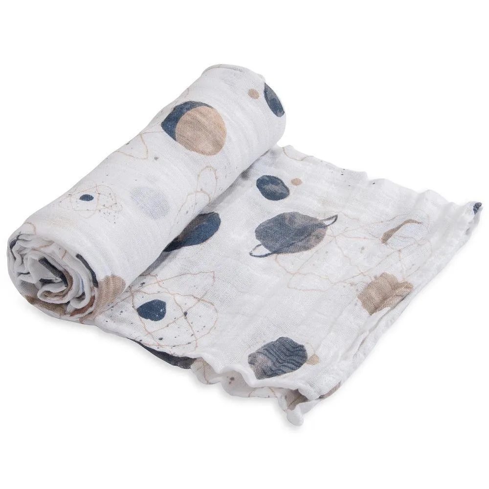 Little Unicorn Cotton Muslin Single Swaddle (Planetary)