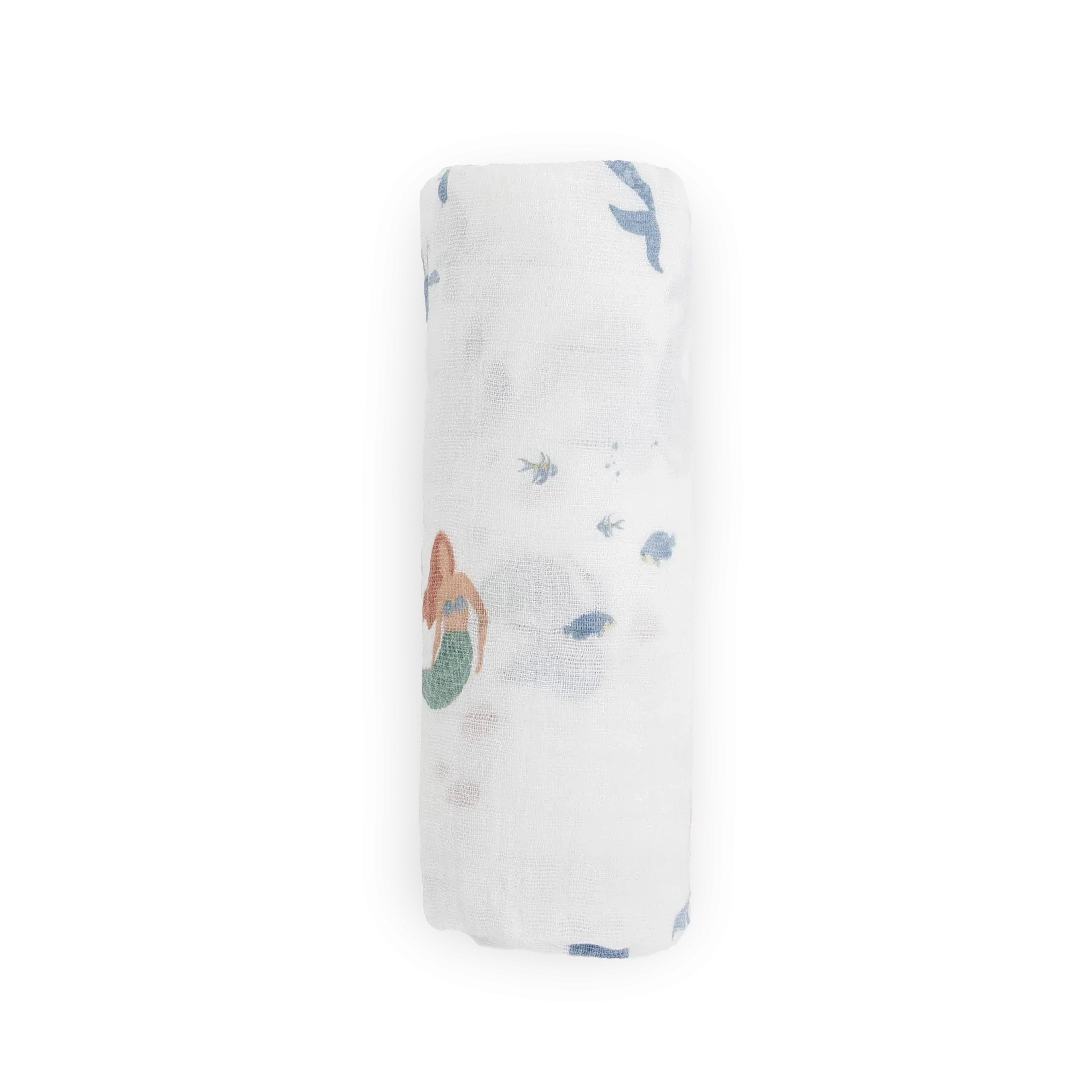 Little Unicorn Mermaids Cotton Muslin Swaddle