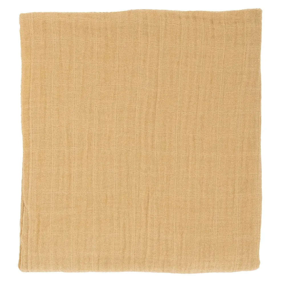 Little Unicorn Organic Cotton Muslin Swaddle Blanket (Wheat)