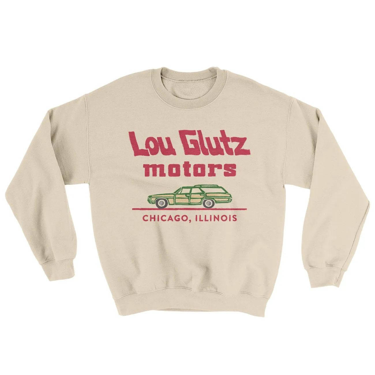 Lou Glutz Motors Funny Movie Men/Unisex Ugly Sweater