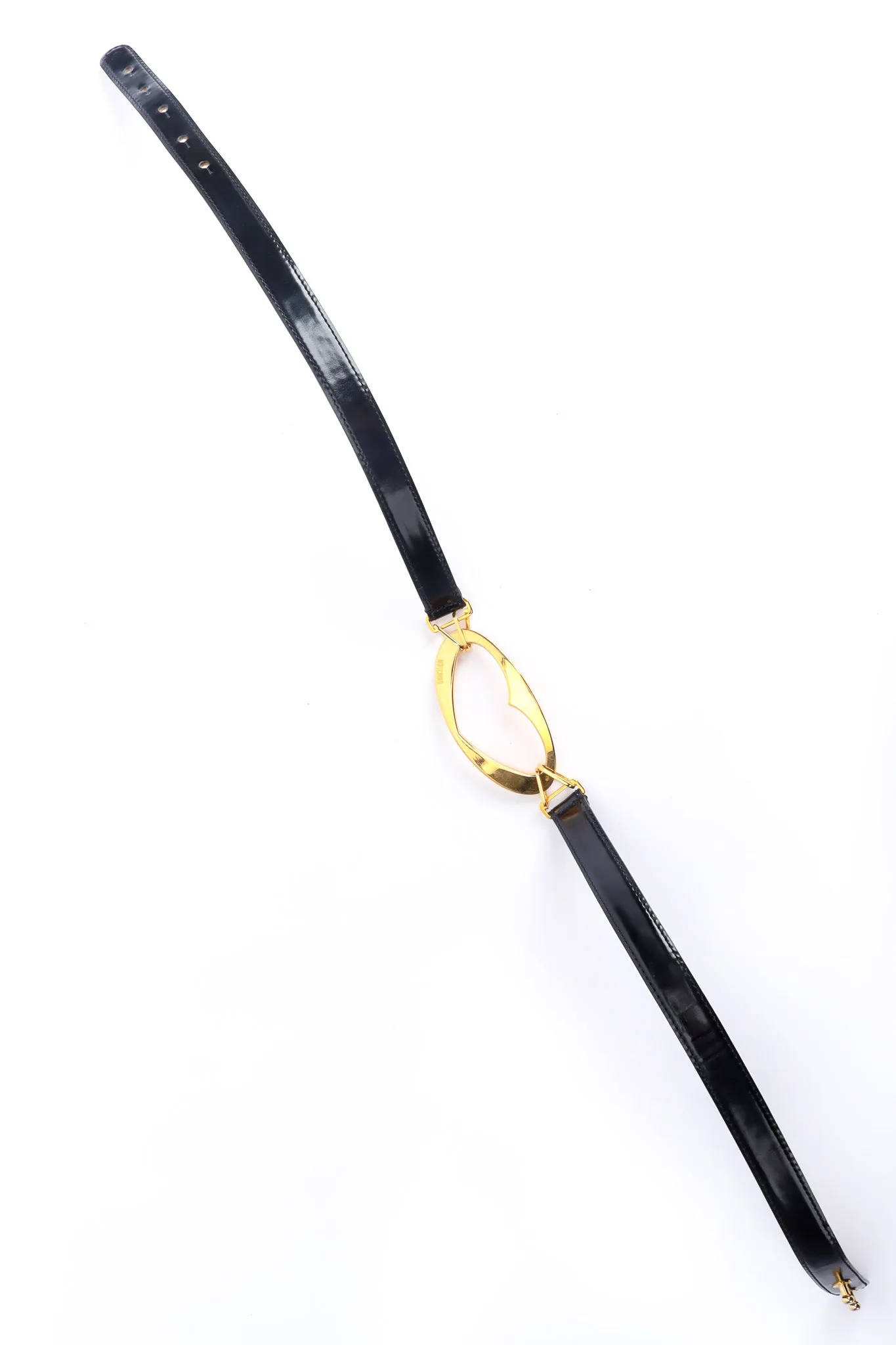 Love Buckle Leather Belt