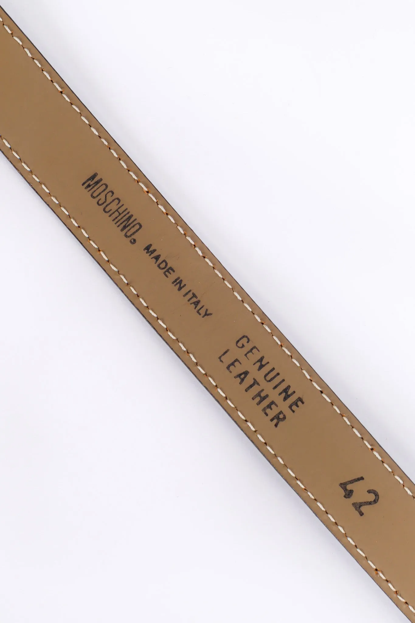 Love Buckle Leather Belt