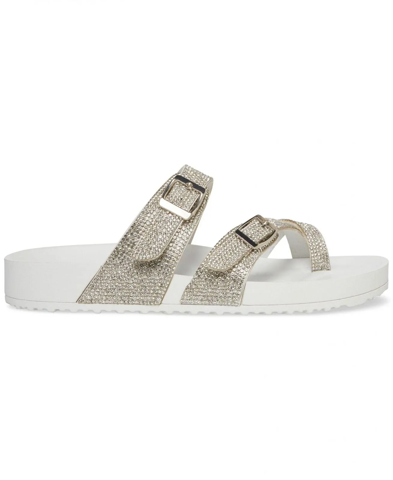 Madden Girl Women's Twila Slide Sandal TWIL01J1 White Multi 7M