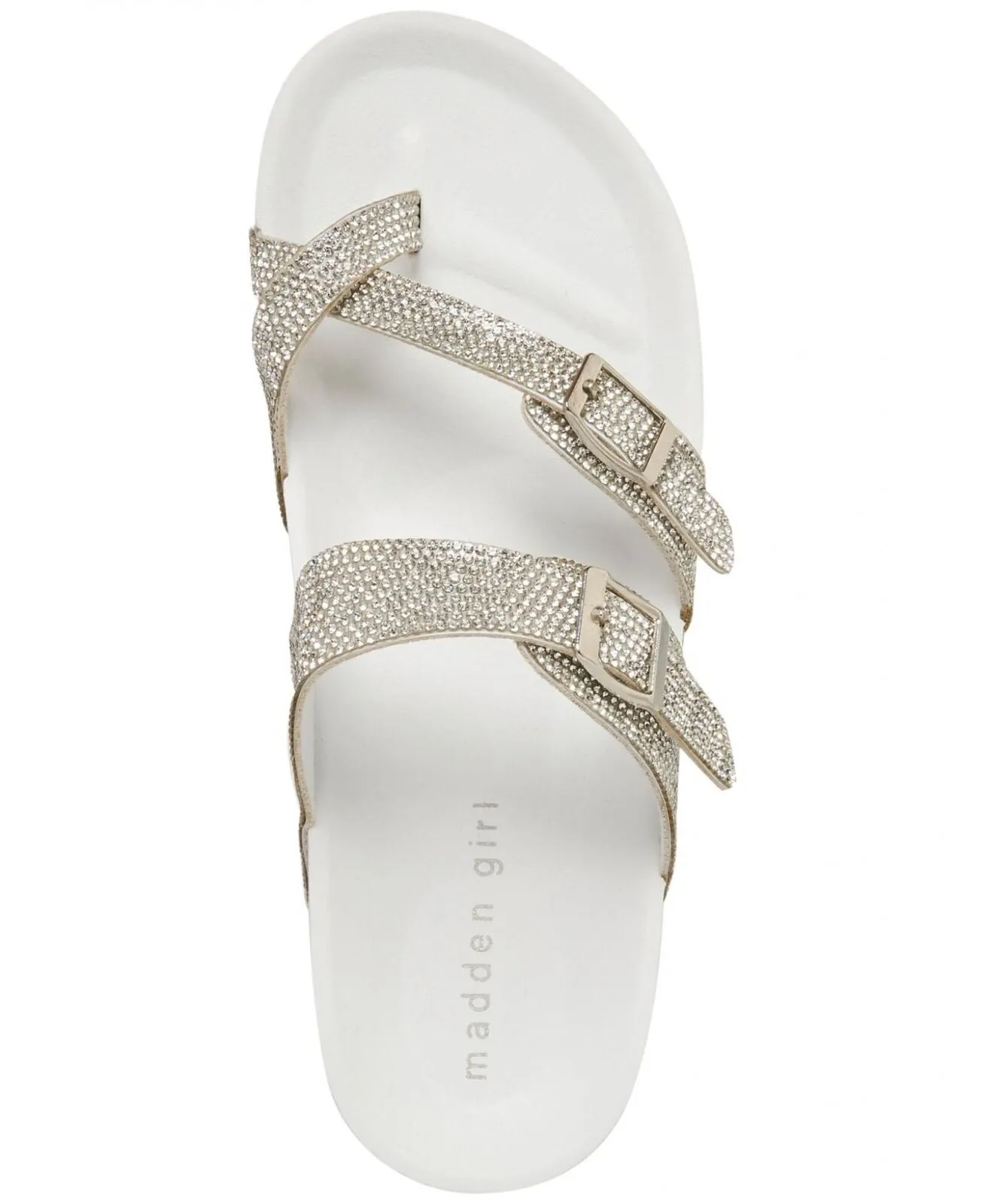 Madden Girl Women's Twila Slide Sandal TWIL01J1 White Multi 7M