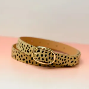 Make Your Statement belt - Leopard