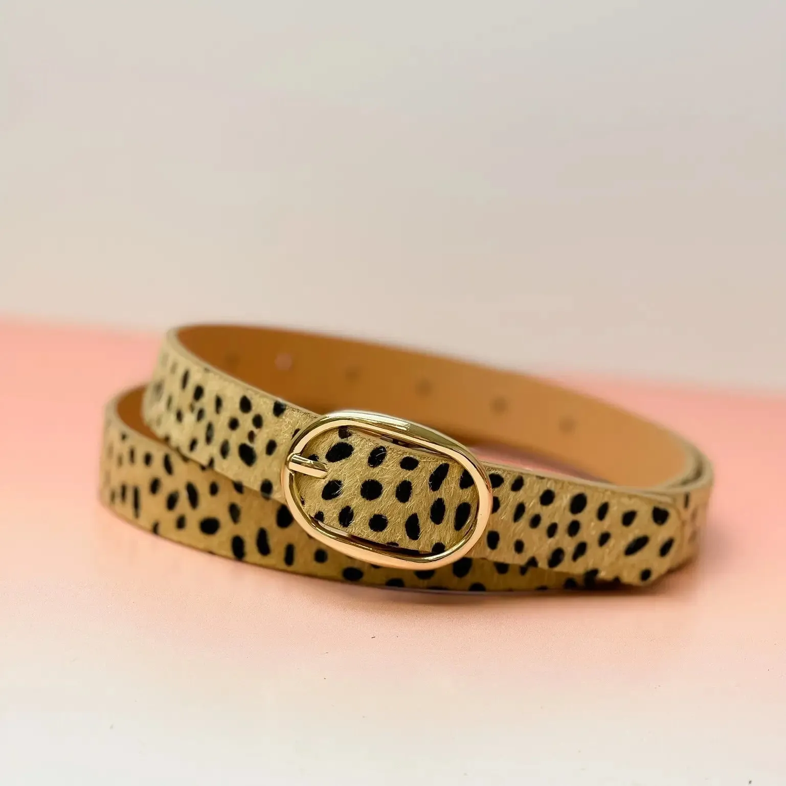 Make Your Statement belt - Leopard