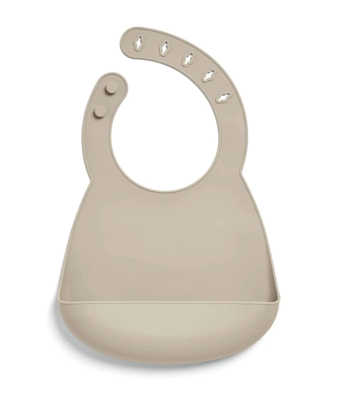 Mamas & Papas Silicone Bibs (2 Pack) – Neutral Speckle