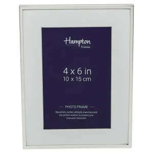 Mayfair 4x6 Silver Frame by Hampton Frames